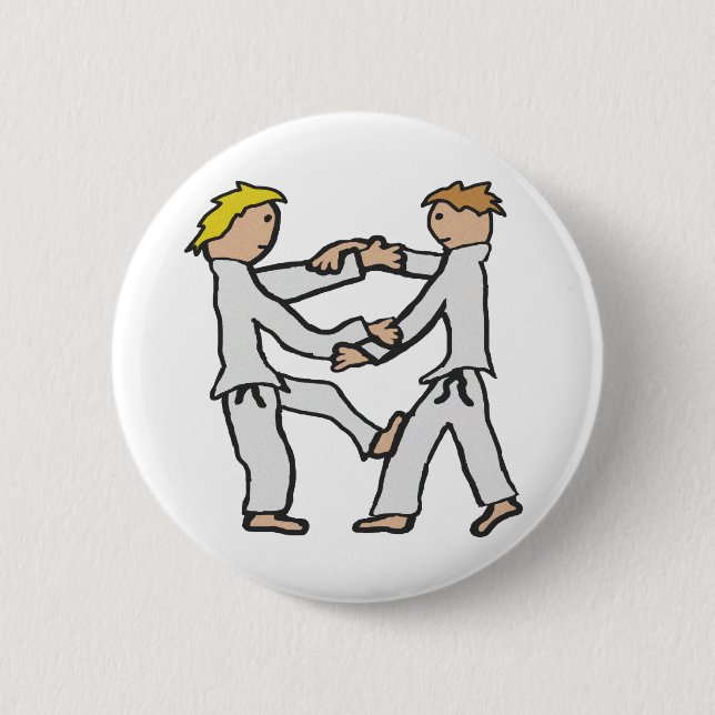 Badge Rond 5 Cm Judo (Devant)