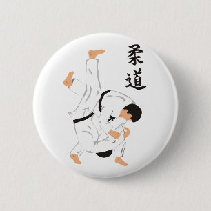 Badge Rond 5 Cm Judo