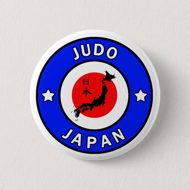 Badge Rond 5 Cm Judo (Devant)