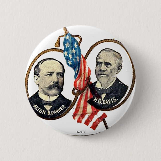 Badge Rond 5 Cm Jugate de Parker-Davis - bouton (Devant)