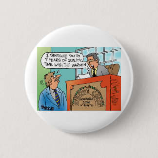 Badge Rond 5 Cm Juge grondant un défendeur exécutif