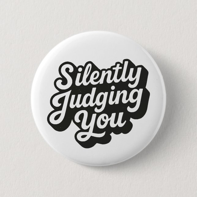 Badge Rond 5 Cm Jugement (Devant)