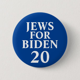 Badge Rond 5 Cm Juifs pour Biden Button