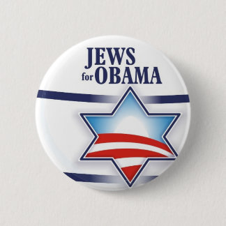 Badge Rond 5 Cm Juifs pour Obama