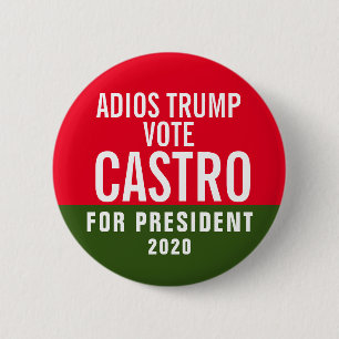 Badge Rond 5 Cm Julian Castro pour le président 2020