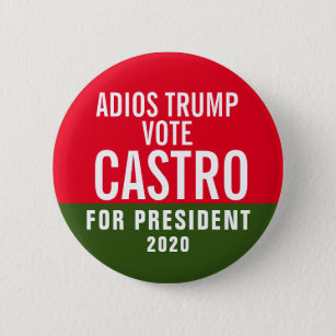Badge Rond 5 Cm Julian Castro pour le président 2020