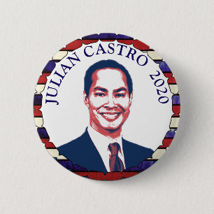 Badge Rond 5 Cm Julian Castro pour le soutien électoral du préside