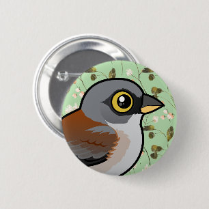 Badge Rond 5 Cm Junco aux yeux jaunes