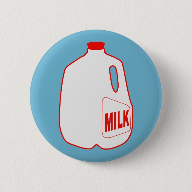Badge Rond 5 Cm Jus de lait (Devant)
