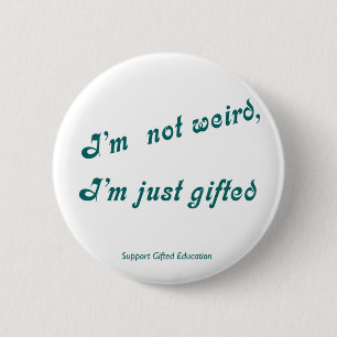 Badge Rond 5 Cm Juste bouton doué