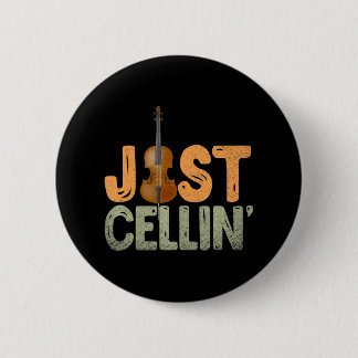 Badge Rond 5 Cm Juste Cellin Cello