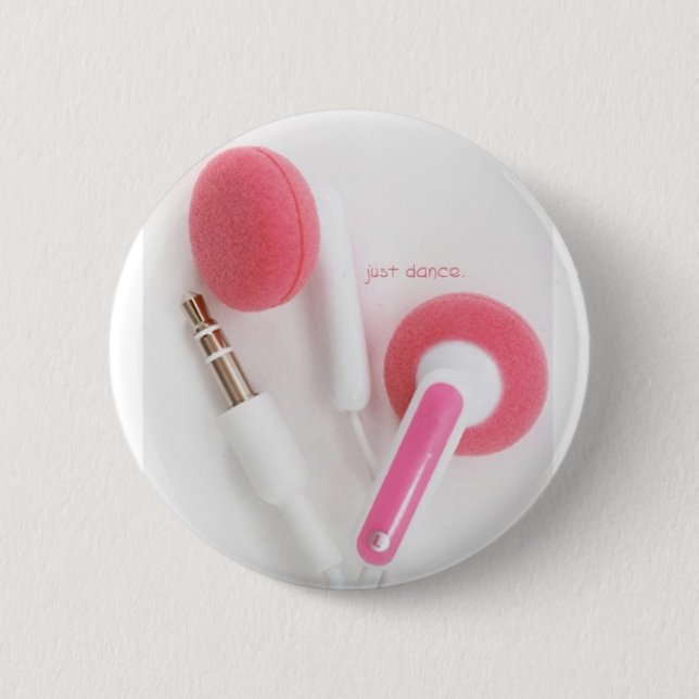 Badge Rond 5 Cm Juste danse (Devant)