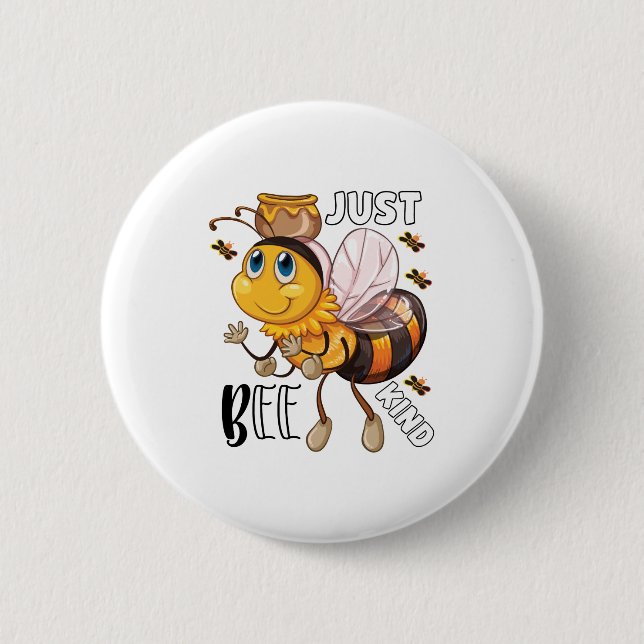 Badge Rond 5 Cm Juste être gentil (Devant)