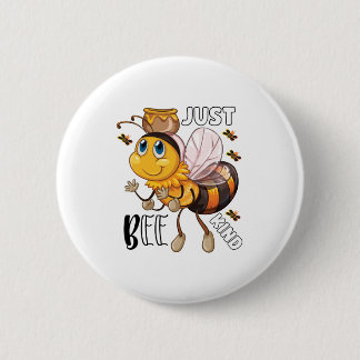 Badge Rond 5 Cm Juste être gentil