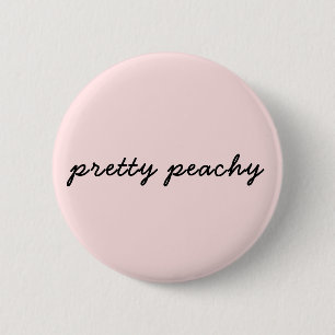 Badge Rond 5 Cm Juste Magnifique Script Mignon Minimaliste Posit