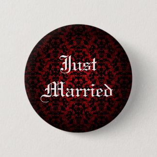 Badge Rond 5 Cm Juste marié élégant bouton gothique