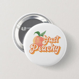Badge Rond 5 Cm Juste Peachy
