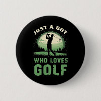 Juste un garçon qui aime Golf Club Golfing enfants