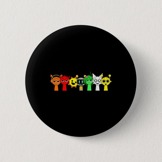 Badge Rond 5 Cm Juste Un Garçon Qui Aime Sprunky Funny Sprunky Jeu (Devant)