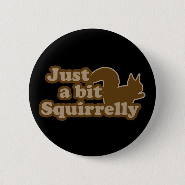 Badge Rond 5 Cm Juste un peu inquiète (Devant)