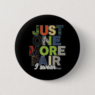 Badge Rond 5 Cm Juste Une Paire De Plus Je Jure Basket Scute Ss Cu