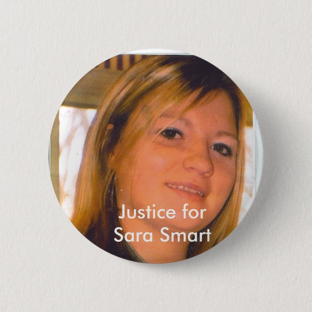 Badge Rond 5 Cm Justice pour Sara Smart (Devant)