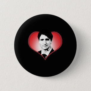 Badge Rond 5 Cm Justin Trudeau Heart -.png