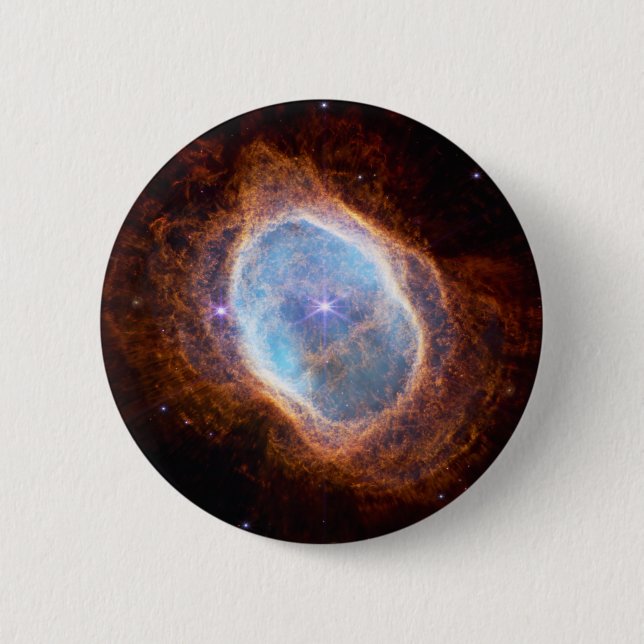 Badge Rond 5 Cm JWST James Webb Télescope Nebula ceinture méridion (Devant)
