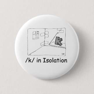 Badge Rond 5 Cm K en isolation