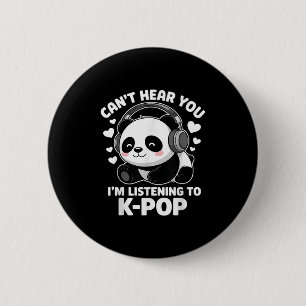 Badge Rond 5 Cm K-p Ne t'entends pas Je t'écoute Amoureux de Kp Mi