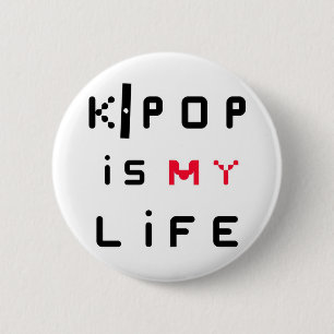 Badge Rond 5 Cm K-POP est ma vie