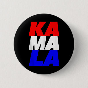 Badge Rond 5 Cm Ka Ma La - Élection présidentielle de Harris Wheim