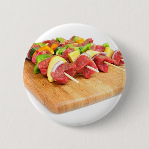 Badge Rond 5 Cm Kabob de bifteck