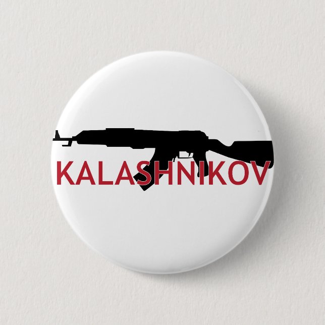 BADGE ROND 5 CM ** KALACHNIKOV ** (Devant)