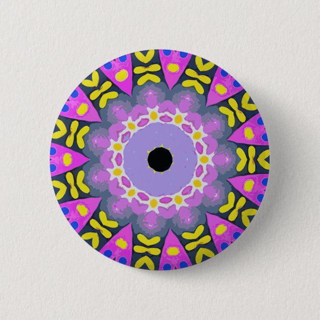 Badge Rond 5 Cm kaléidoscope (Devant)