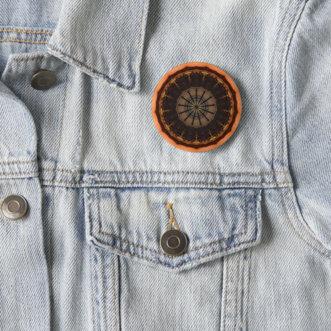 Badge Rond 5 Cm Kaléidoscope 1 (En situation)