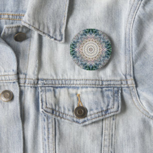 Badge Rond 5 Cm Kaleidoscope fractal