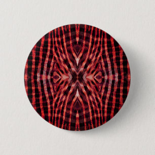 Badge Rond 5 Cm Kaleidoscope Zebra Motif de la peau