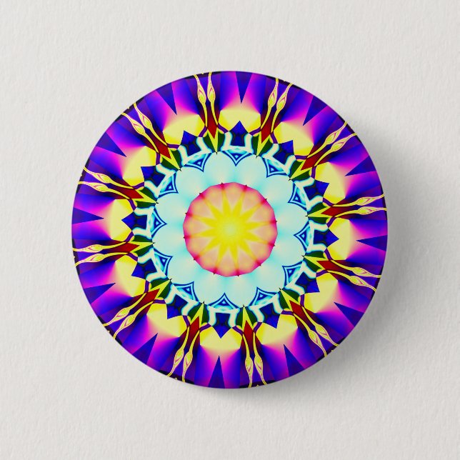 Badge Rond 5 Cm Kaleidoscopic 070714(1) (Devant)