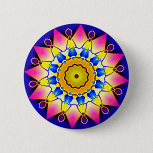 Badge Rond 5 Cm Kaleidoscopic 070714(2)