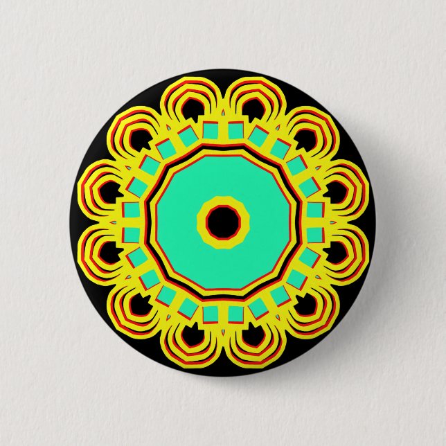 Badge Rond 5 Cm Kaleidoscopic 110714(11) (Devant)