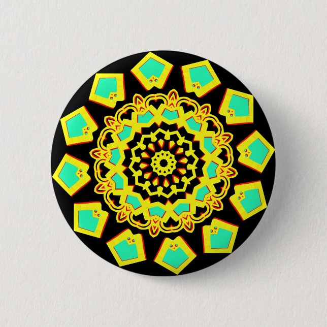 Badge Rond 5 Cm Kaleidoscopic 110714(14) (Devant)