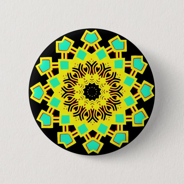 Badge Rond 5 Cm Kaleidoscopic 110714(5) (Devant)