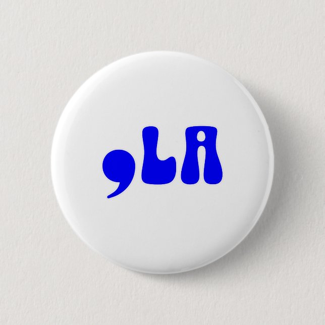 Badge Rond 5 Cm Kamala 2024 Funny Comma La Harris 2024 (Devant)