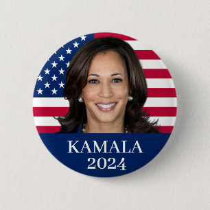 Badge Rond 5 Cm Kamala Harris 2024