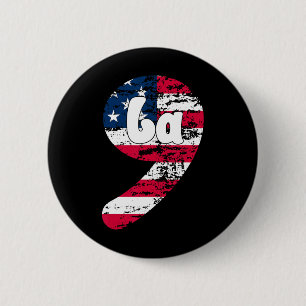 Badge Rond 5 Cm Kamala Harris 2024 Président Funny Comma La Kamala