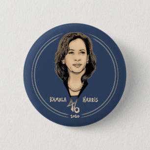 Badge Rond 5 Cm Kamala Harris 46