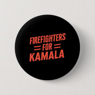 Badge Rond 5 Cm Kamala Harris 47 Th 2024 Pompiers Pour Kamala