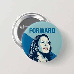 BADGE ROND 5 CM KAMALA HARRIS EN AVANT