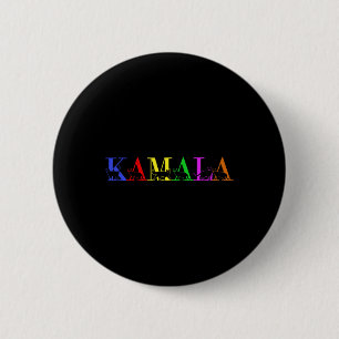 Badge Rond 5 Cm Kamala Harris Lgbt Cute Postive Cat Lettres Police